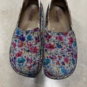 Alegria Colorful Patterned Slip-Ons